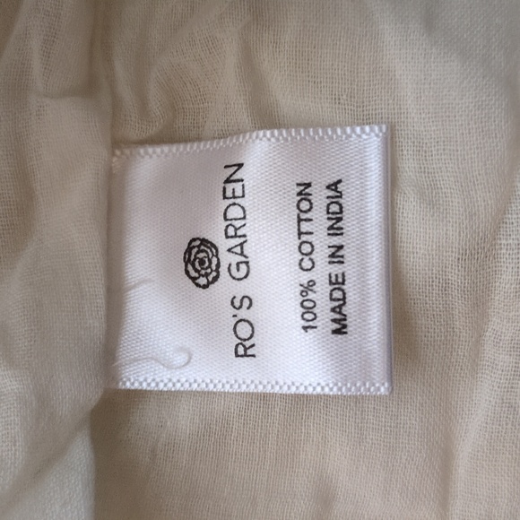 Ro's Garden Natasha Maxi Dress In Ivory Size M - Picture 10 of 11